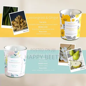 50g Menahem Scented Candle in Glass No