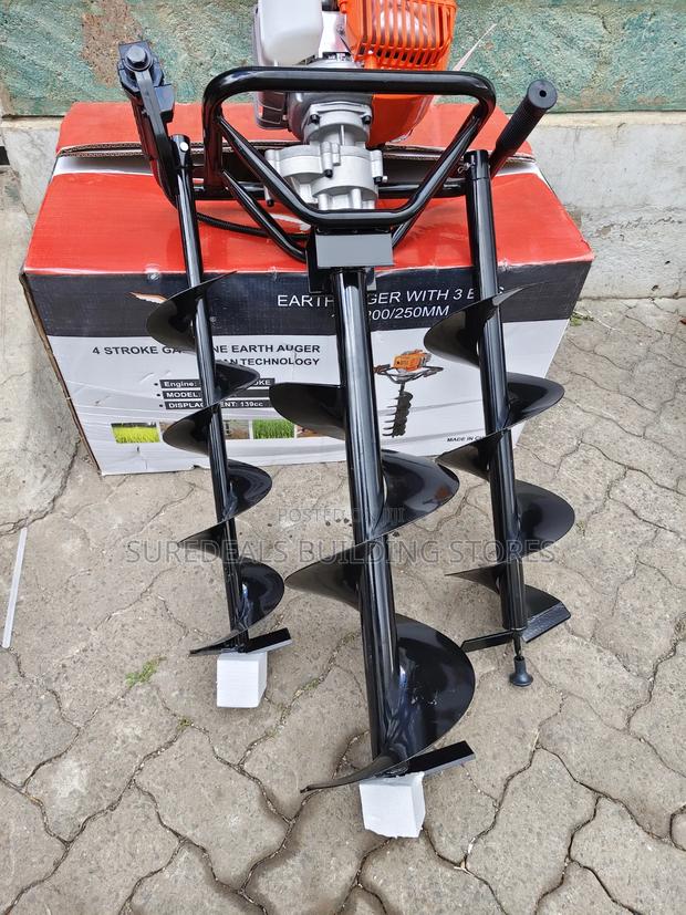 4-Stroke Gasoline Earth Auger Machine, 139cc