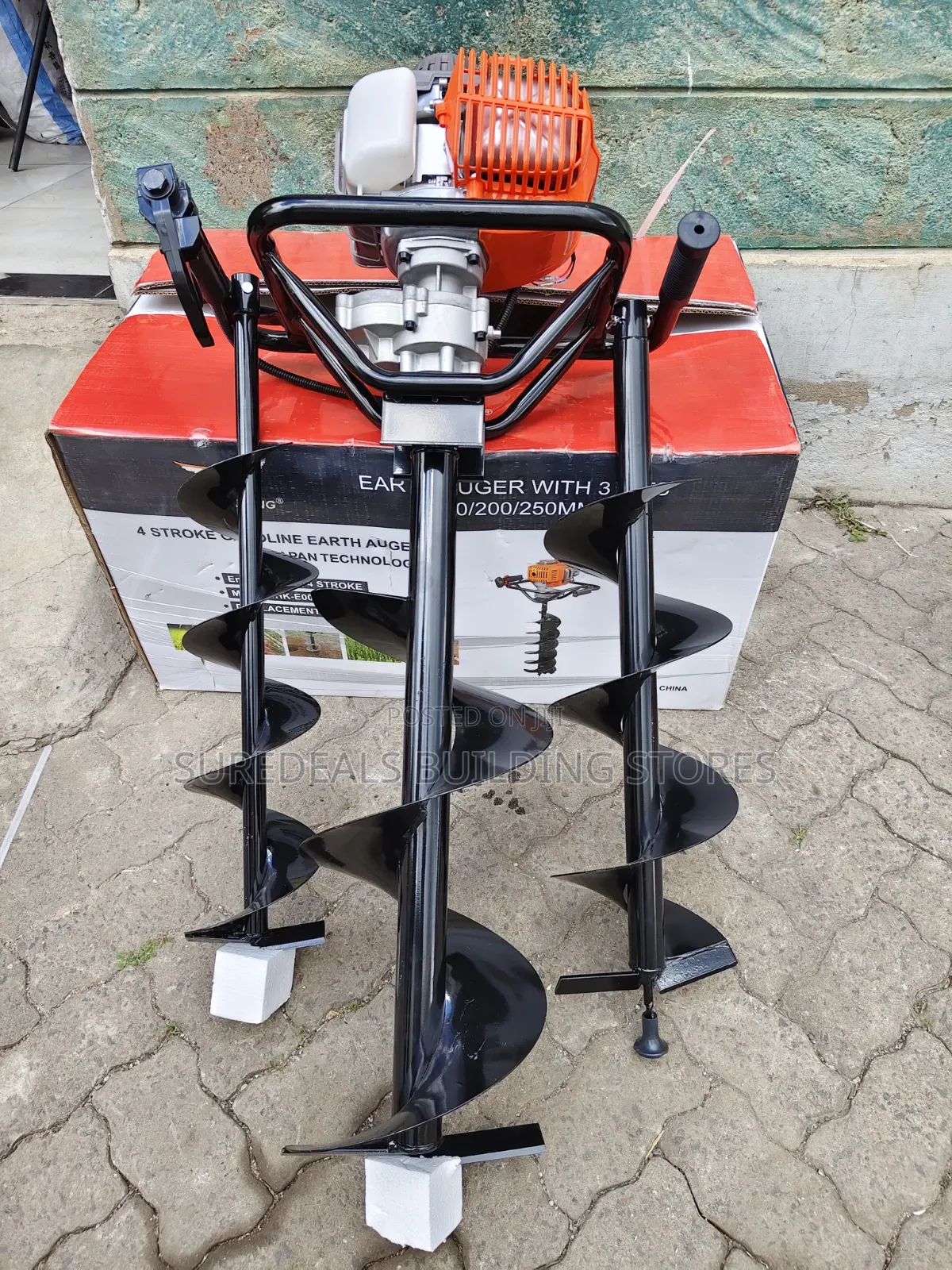 4-Stroke Gasoline Earth Auger Machine, 139cc