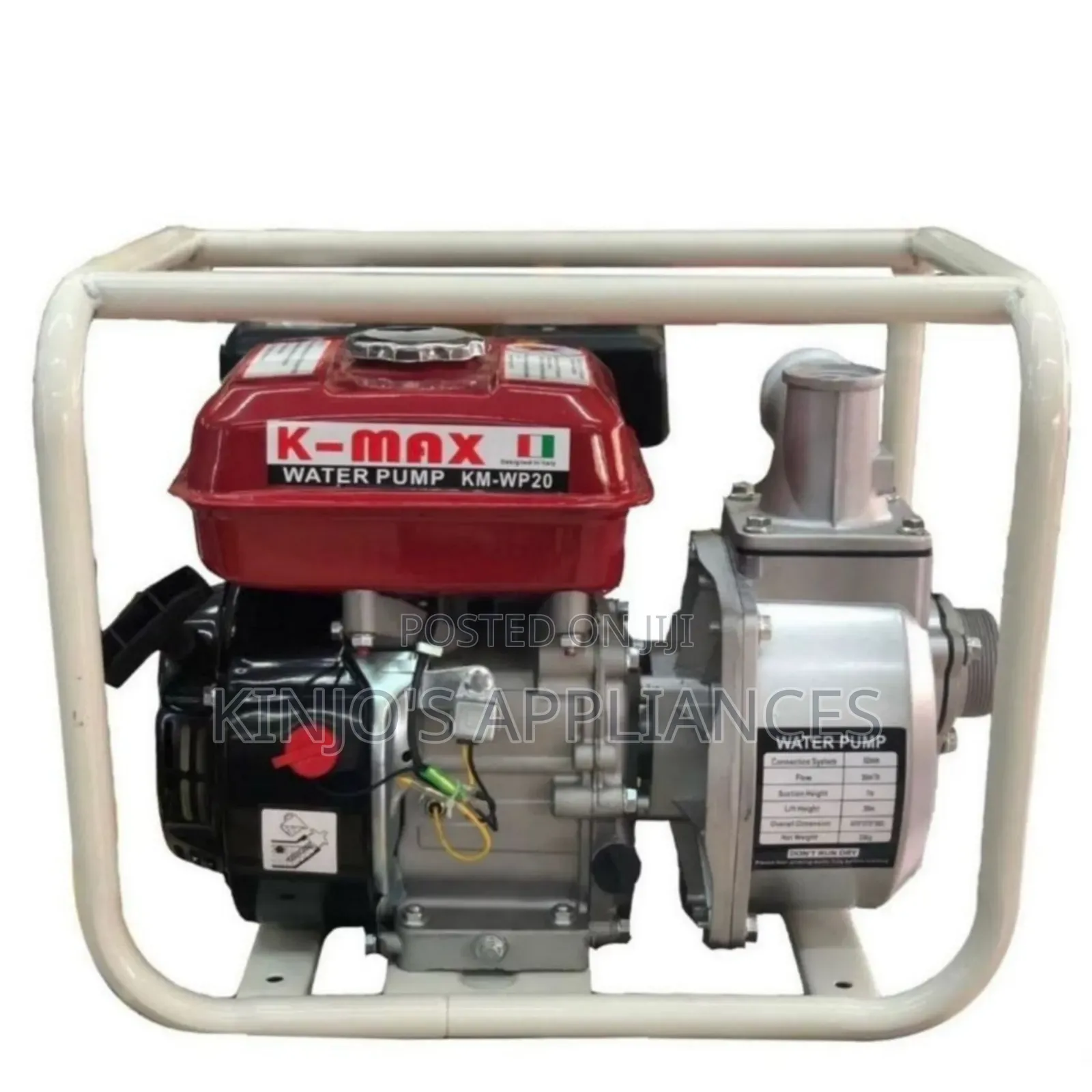 K-Max Italy Water Pump 2" Available