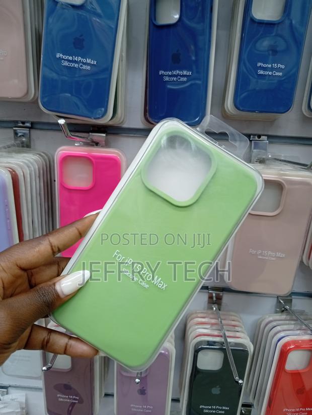 Generic Silicone Phone Case Designed to Fit an iPhone 15 Pro Max. - thumbnail 2