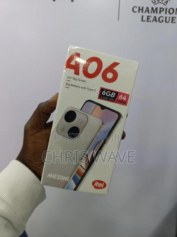New Itel A06 64 GB Black - main view