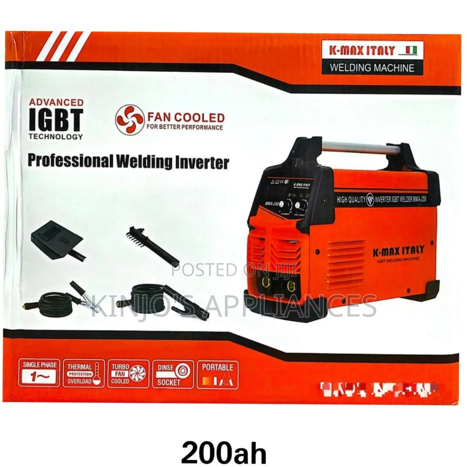 K-Max Italy Welding Machine 200ah / Professional Welding Inverter