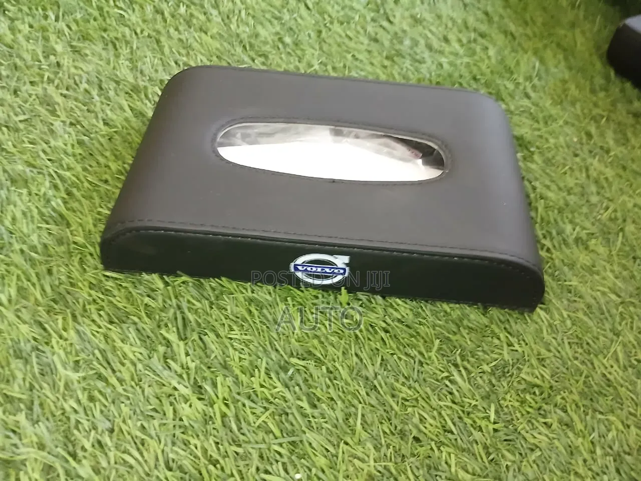 Volvo Car Tissue Box Holder – Premium Leather Interior Organizer