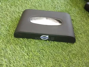 Volvo Car Tissue Box Holder – Premium Leather Interior Organizer