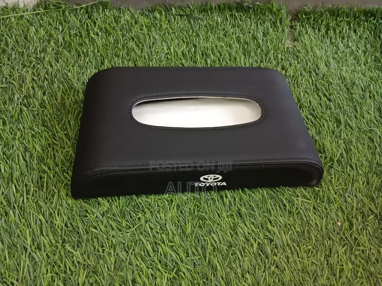 Toyota Car Tissue Box Holder – Premium Leather Interior Organizer