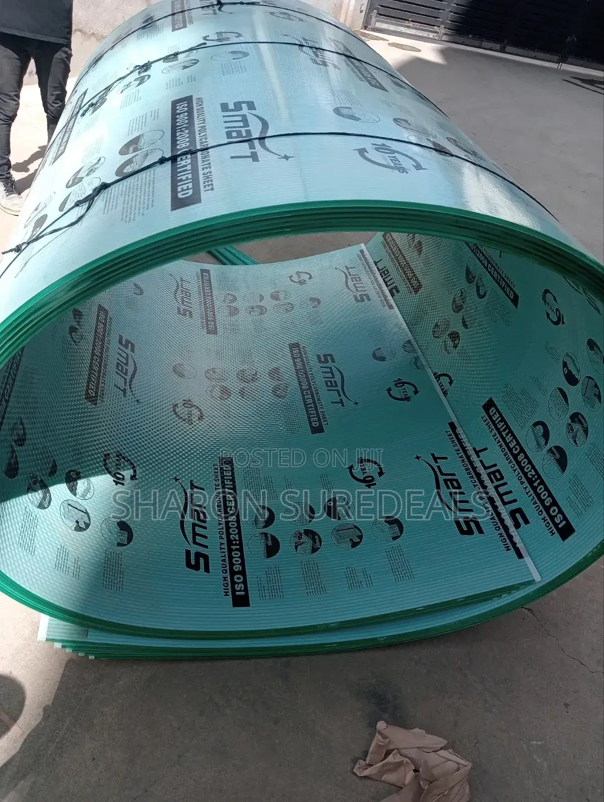 Polycarbonate Sheet Green 2.1m×5.8m
