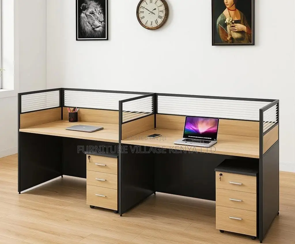 Office Workstation; 2-Way Workstation 2.4m X 0.6m