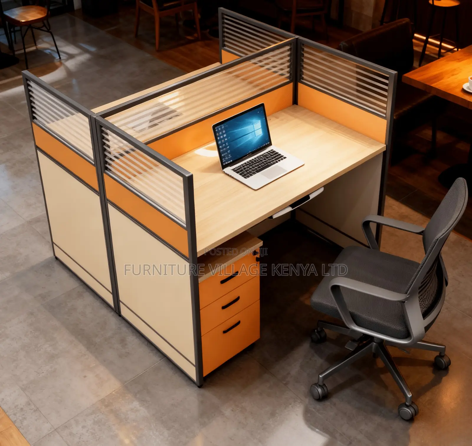 Office Workstation; 2-Way Workstation 2.4m X 0.6m