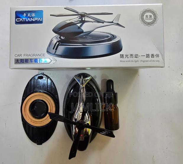 Solar Car Fragrance – Spinning Air Freshener - Eg