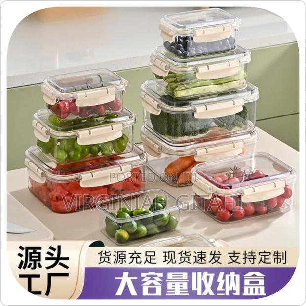 *Durable Airtight Clip Lock Lids Food Storage