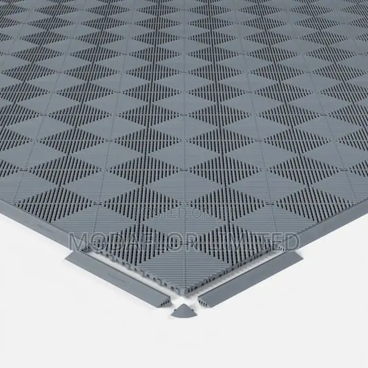 Interlocking Garage Tiles for Workshop and Industrial Floor Use