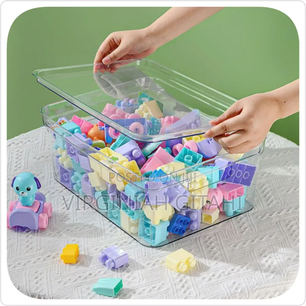 2pcs Acrylic Storage Containers