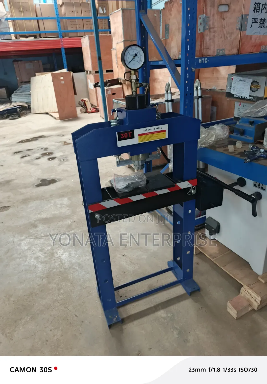 Heavy Commercial Haosail 30t Hydraulic Press Machine for Garage Works