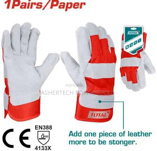 Tsp14101 Total Leather Gloves 10.5"