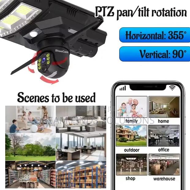 V380 Solar Street Light With CCTV Camera - thumbnail 2