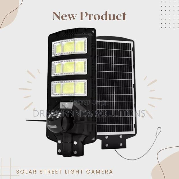 V380 Solar Street Light With CCTV Camera