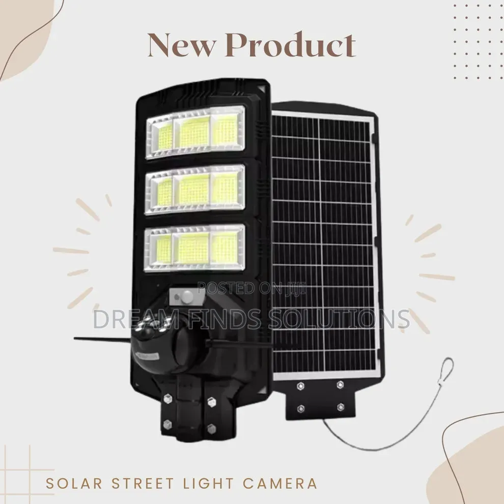 V380 Solar Street Light With CCTV Camera