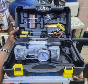 Air Compresser Dual Cylinder Pump With Tool Kit