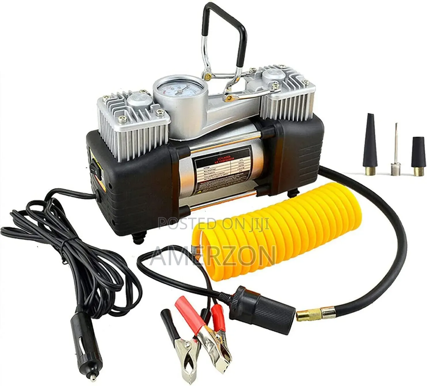 Air Compresser Dual Cylinder Pump With Tool Kit