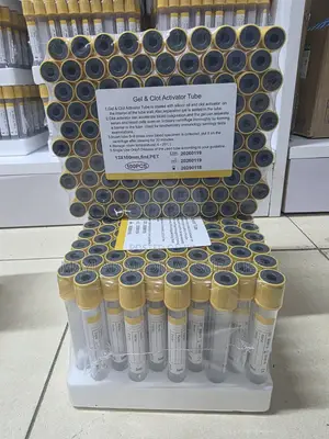 Yellow Top 5ml Blood Collection Tube – Serum Gel Clot Activator Tube