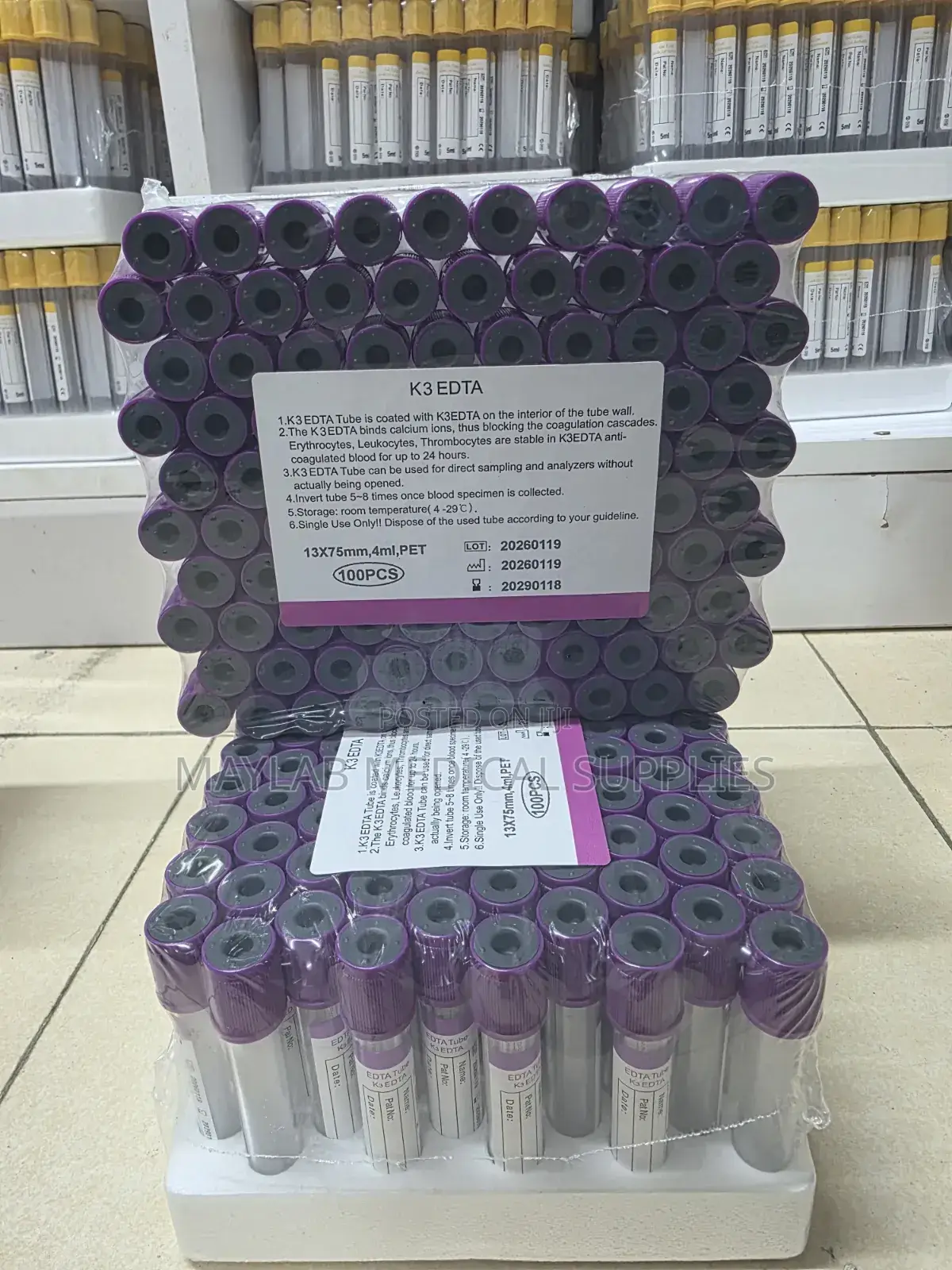 Purple Top Vacutainer