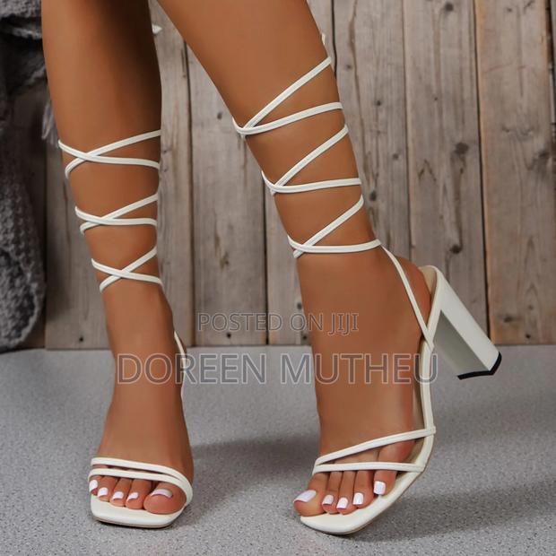 Classy Strappy Heels – Perfect for Events Dressy Outfits - thumbnail 4