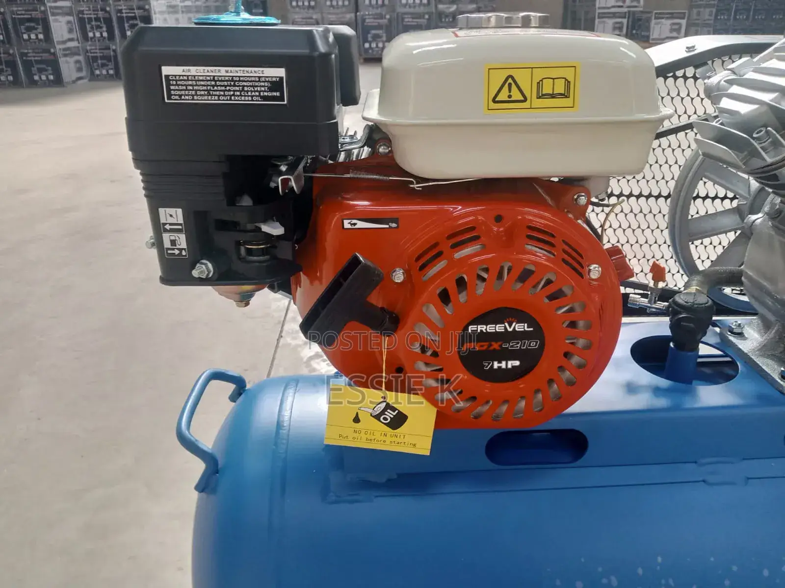 Engine Powered 100l Air Compressor