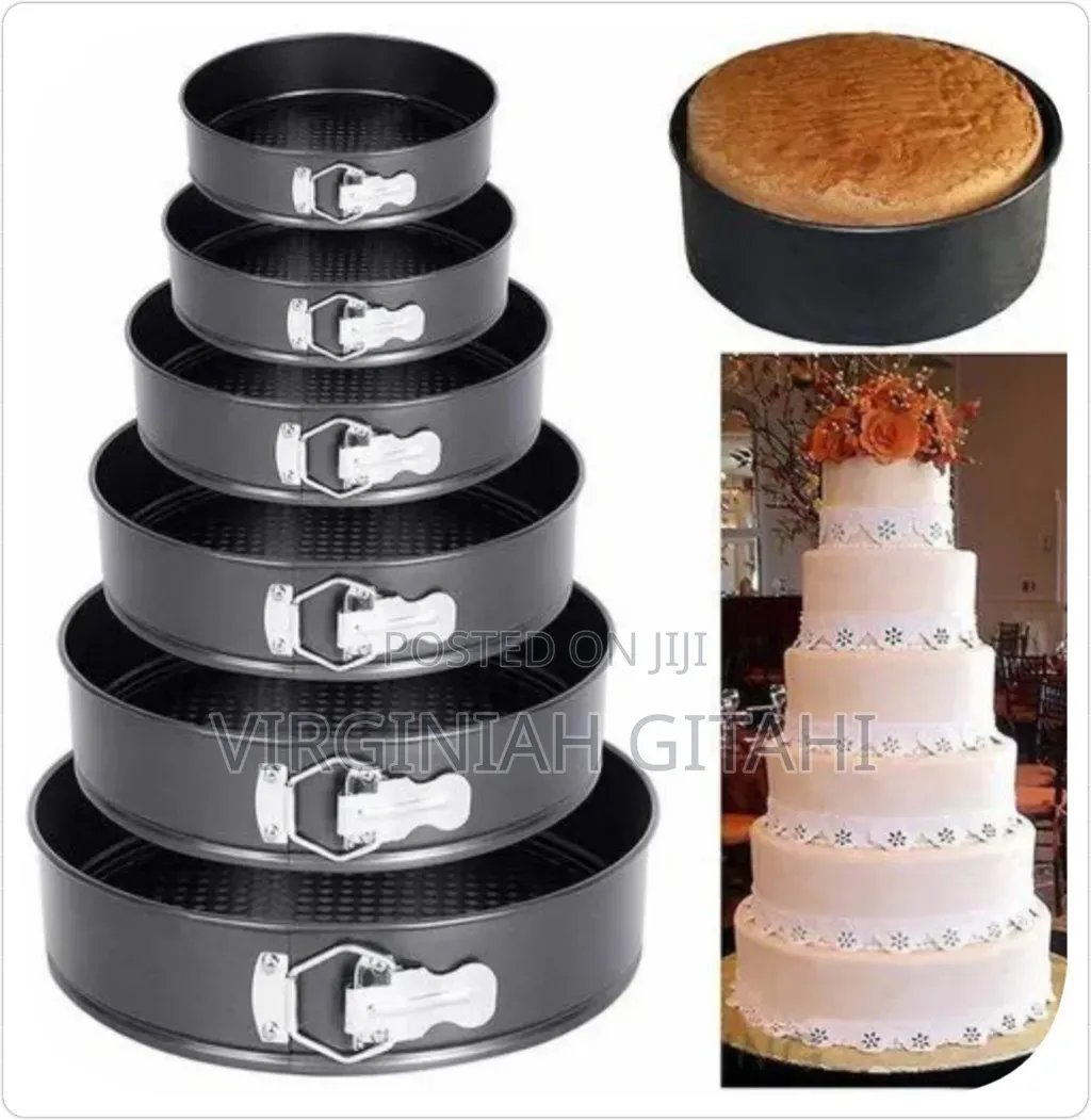 Durable Nonstick 6in1 Cake Mould/Baking Tins *