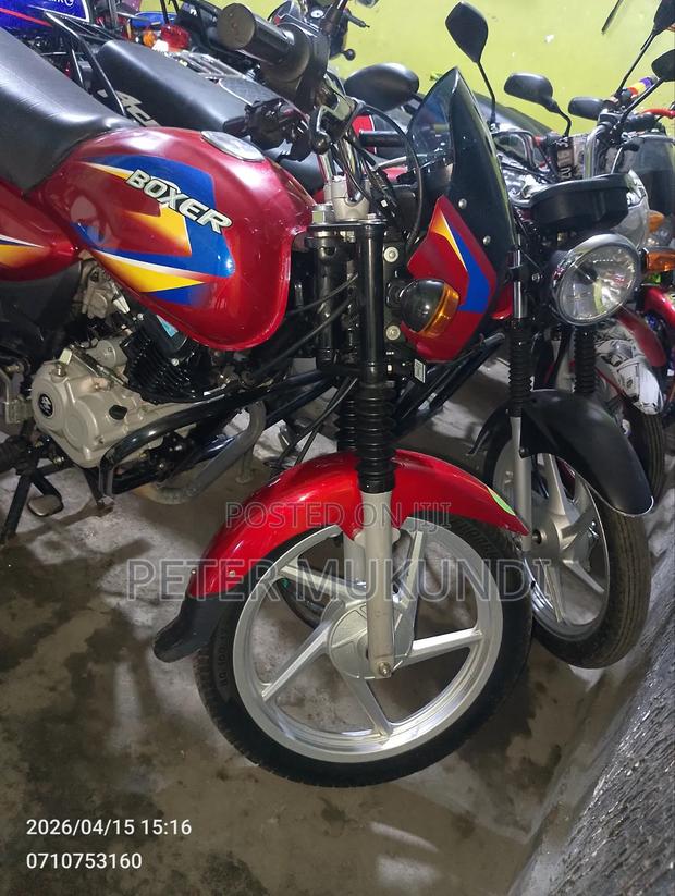 Bajaj Boxer 125 2025 Red - thumbnail 3