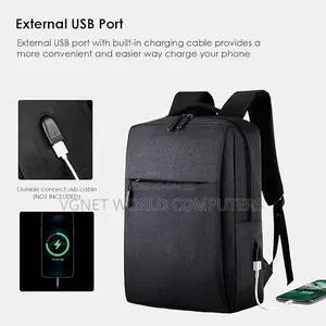 Anti-Theft Bag Laptop Backpack Usb Charge Port,Waterproof.