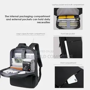 Anti-Theft Bag Laptop Backpack Usb Charge Port,Waterproof.