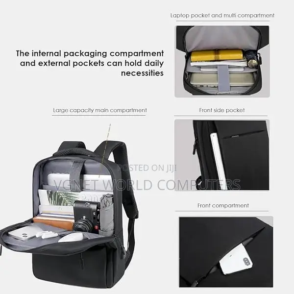 Anti-Theft Bag Laptop Backpack Usb Charge Port,Waterproof.
