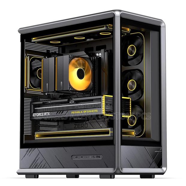 Jonsbo D401 Atx Gaming Pc Case Seaview Black. - thumbnail 3
