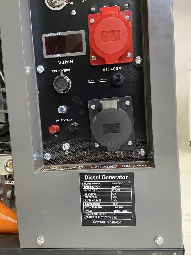Dual Phase Silent Diesel Generator (Cigma-Uk) 15kva - thumbnail 3