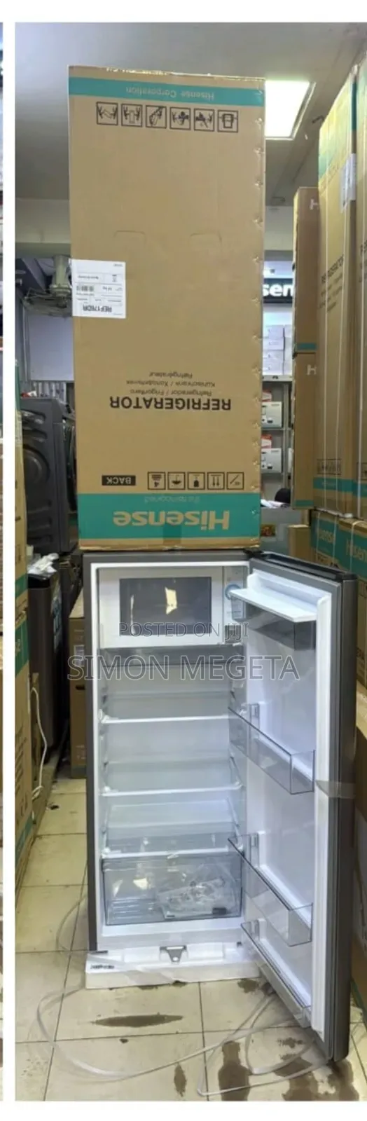 Hisense 176l Single-Door Refrigerator With Water Dispenser (Ref176dr).