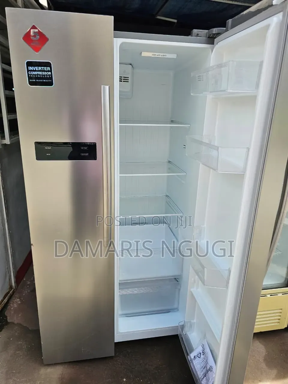 Ramtons Super Clean Side by Side Refrigerator