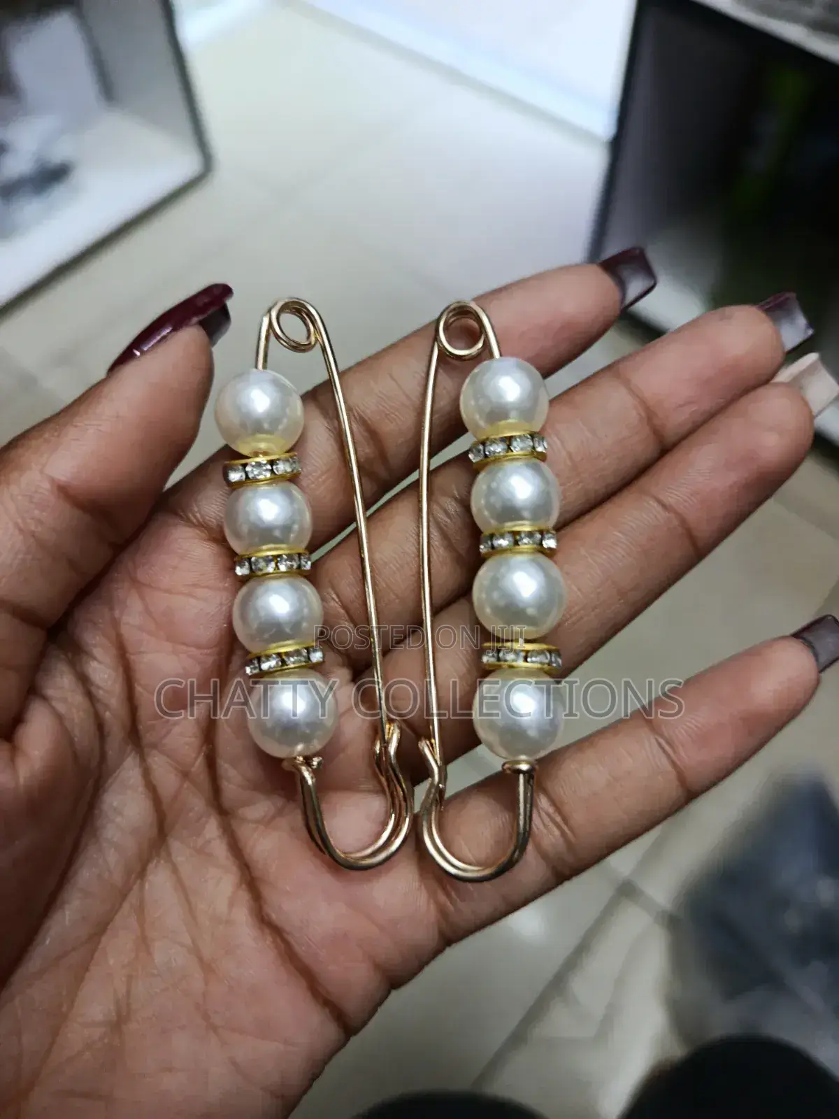 White Dress Lapel Pins