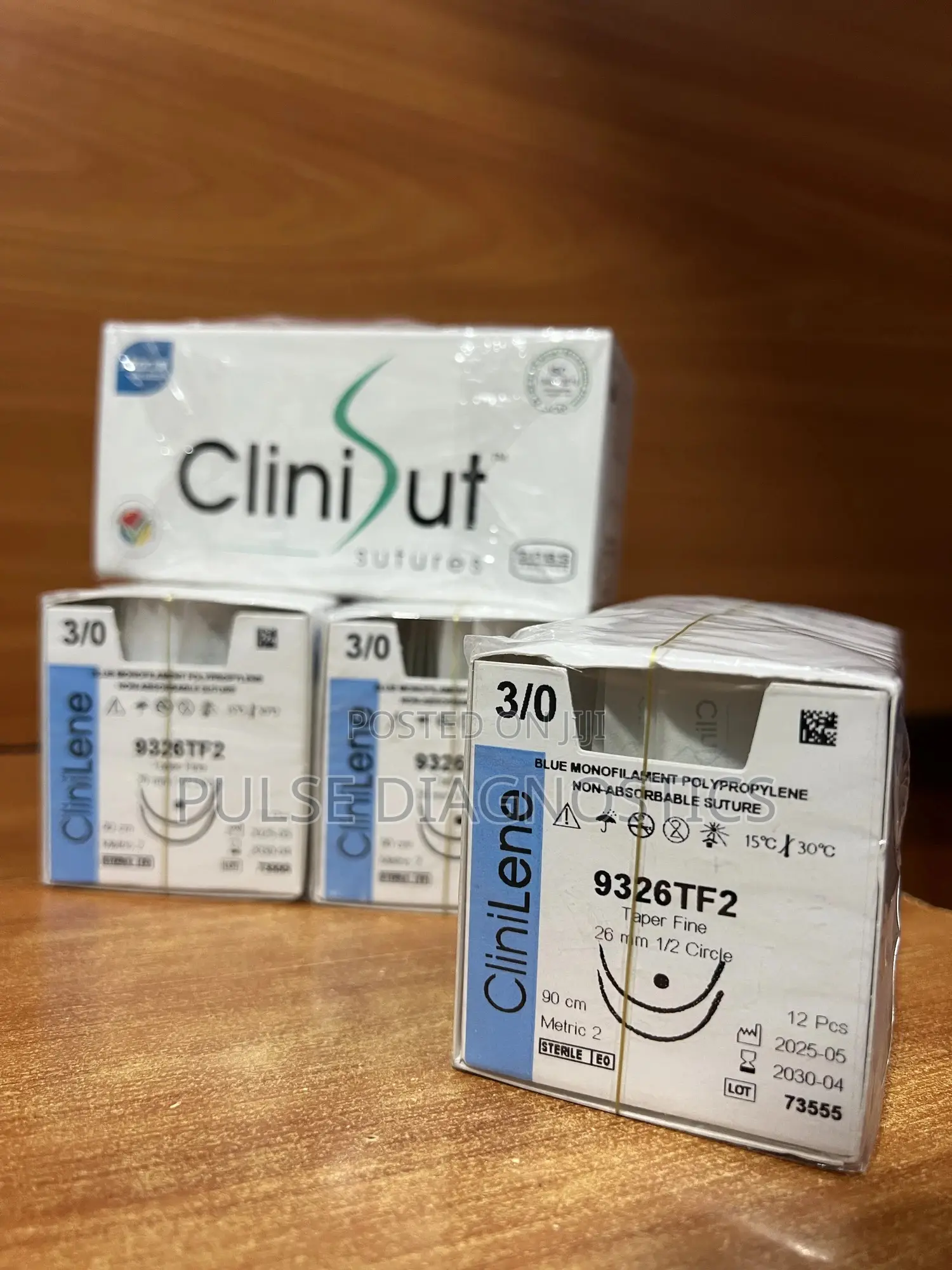 Clinisut/ Prolene| Polypropylene Suture 3/0| Taper Fine|Non-Absorbable