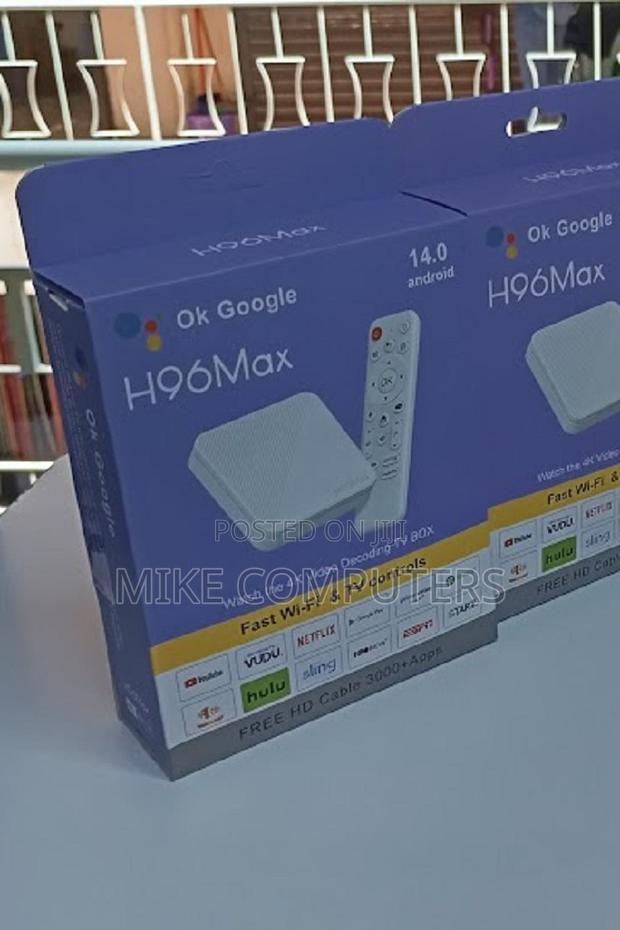 H96 Max Android 14 Streaming Box 2gb Ram 16gb - thumbnail 2