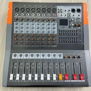 8 Channels Professional Powered Mixer Usb and Bluetooth
