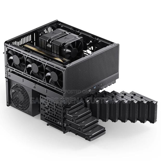 Jonsbo N5 Nas, E-Atx,12hdd+4ssd Drive Bay Gpu Storage Computer Pc Case - thumbnail 4