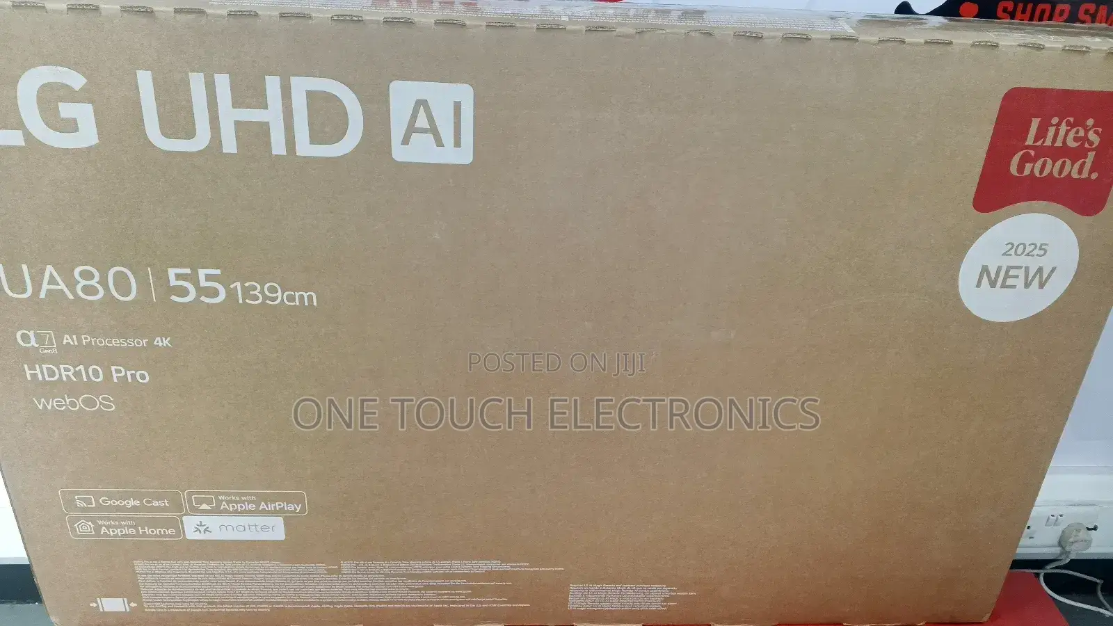 LG 55 Inch Uhd Ai Ua80 Smart TV,
