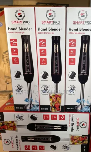Smartpro SHB-313 Powerful Electric Hand Blender for Smoothies Soups