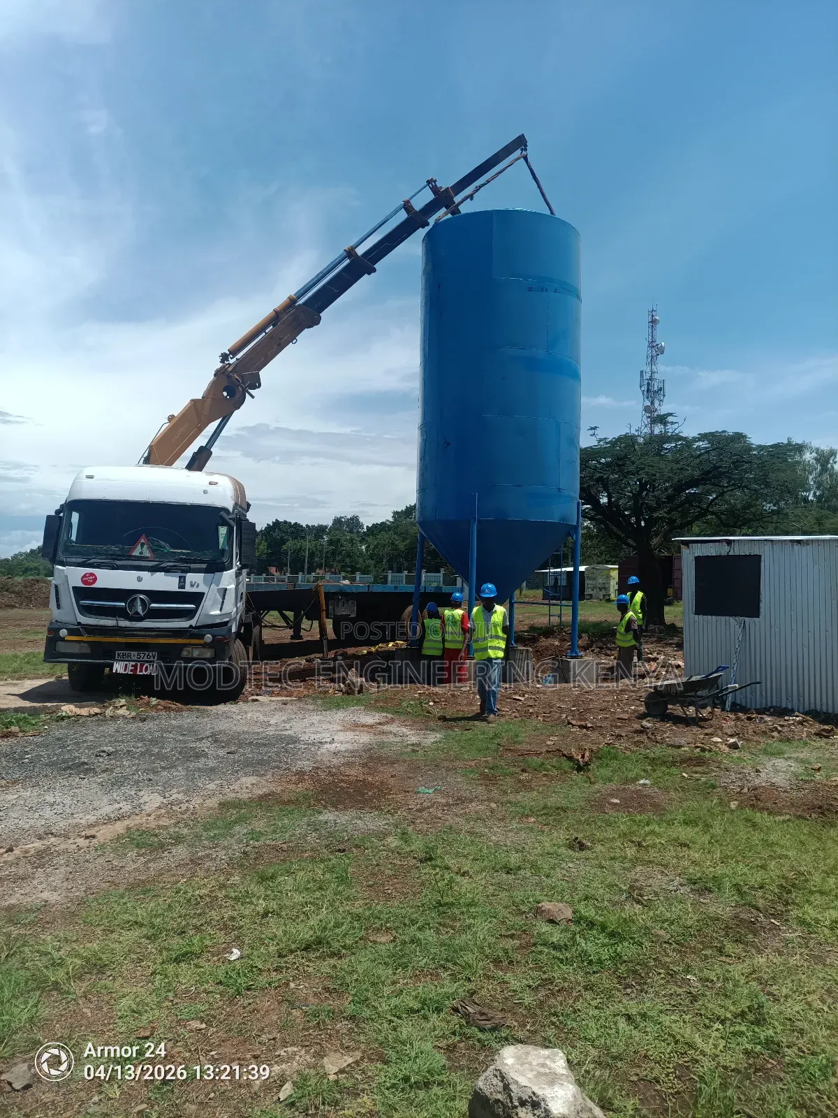 Modtec: Cement Silo Tank Mixer 50000kgs