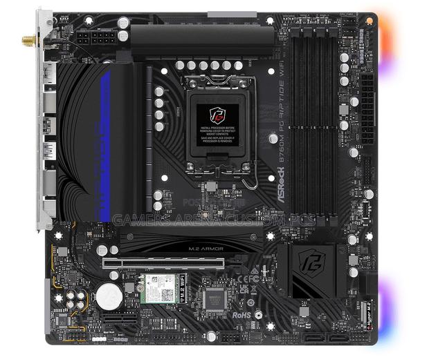 Asrock B760m Pg Riptide Wifi Micro-Atx Motherboard - thumbnail 6