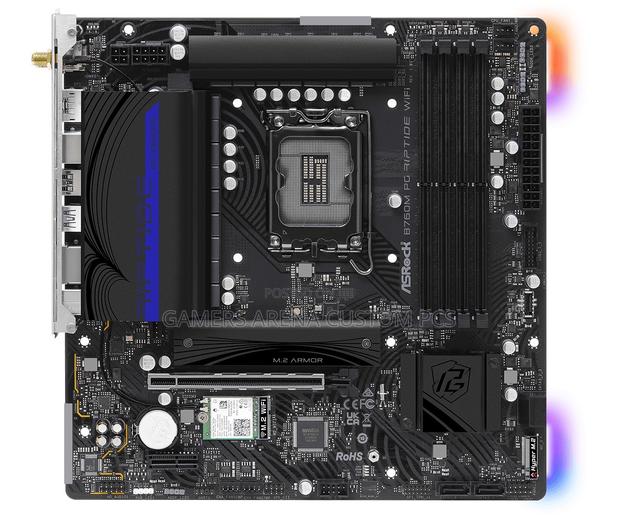 Asrock B760m Pg Riptide Wifi Micro-Atx Motherboard - thumbnail 5