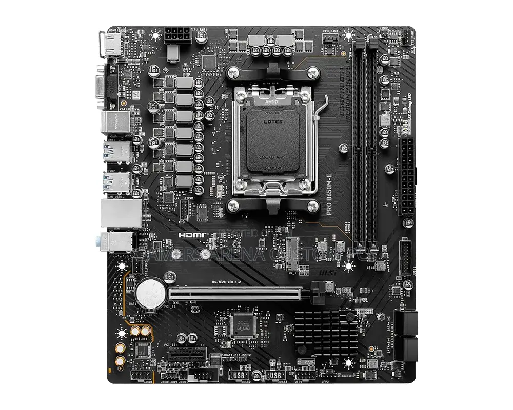 Msi Pro B650m-E Ddr5 Amd Am5 Matx Motherboard