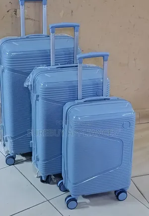 Unbreakable Pp Suitcase 3 in 1 Durable Hard Shell Travel Luggage