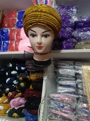 Wedding Turban Cap For Women /African Auto Gele Headtie